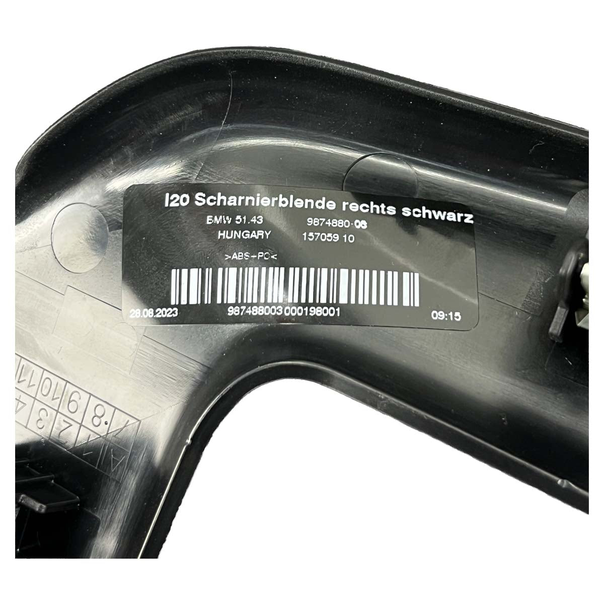Acabamentos Dobradiça BMW iX 2022 2023 2024 2025 Forro Teto