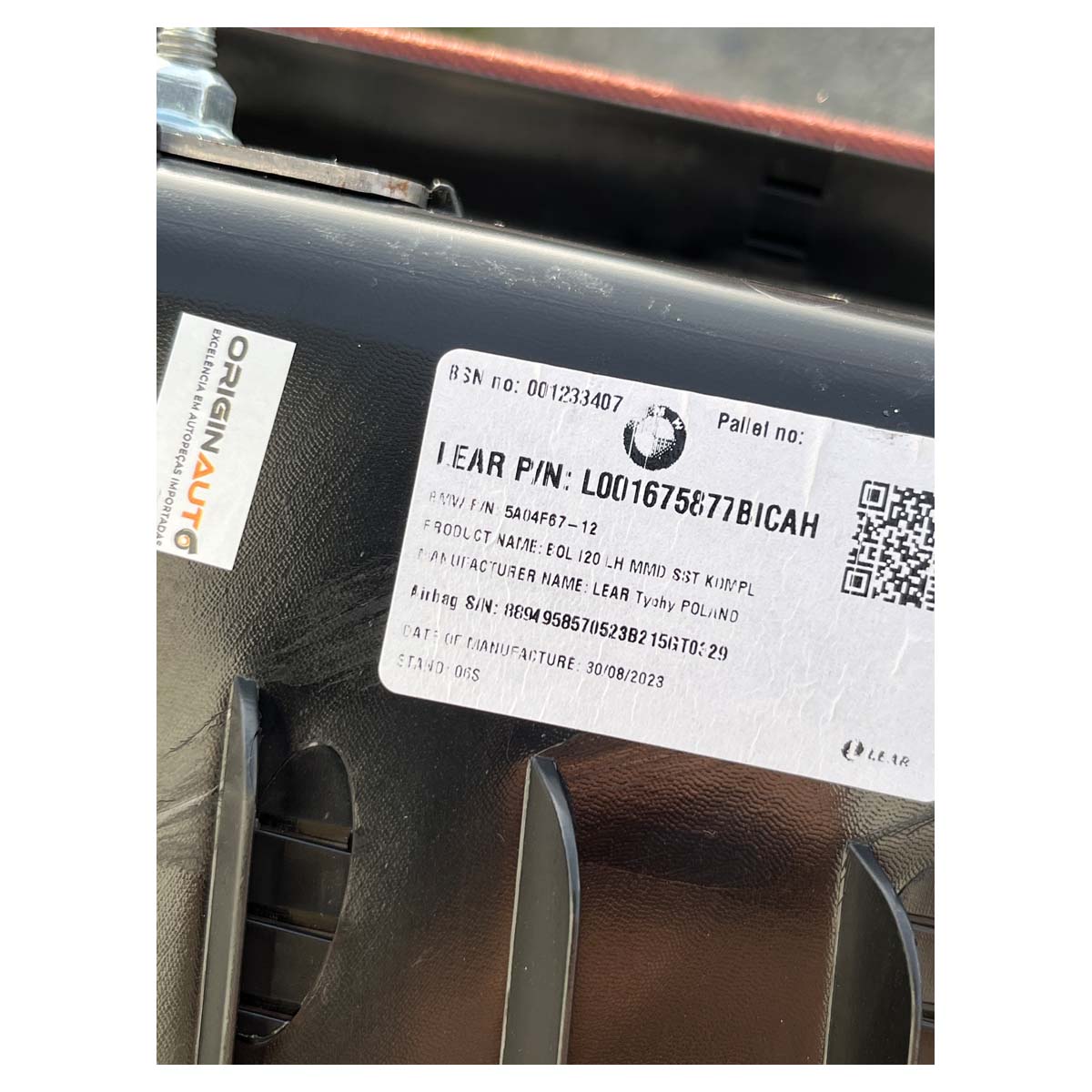 Acabamento Banco Traseiro BMW iX I20 2023 2024 2025 Esquerdo