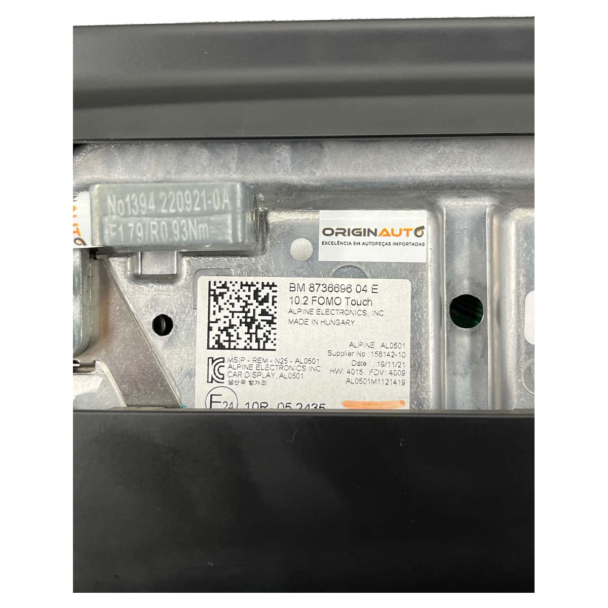 Tela Multimidia Encosto Banco BMW X5 G05 2020 2021 2022 2023