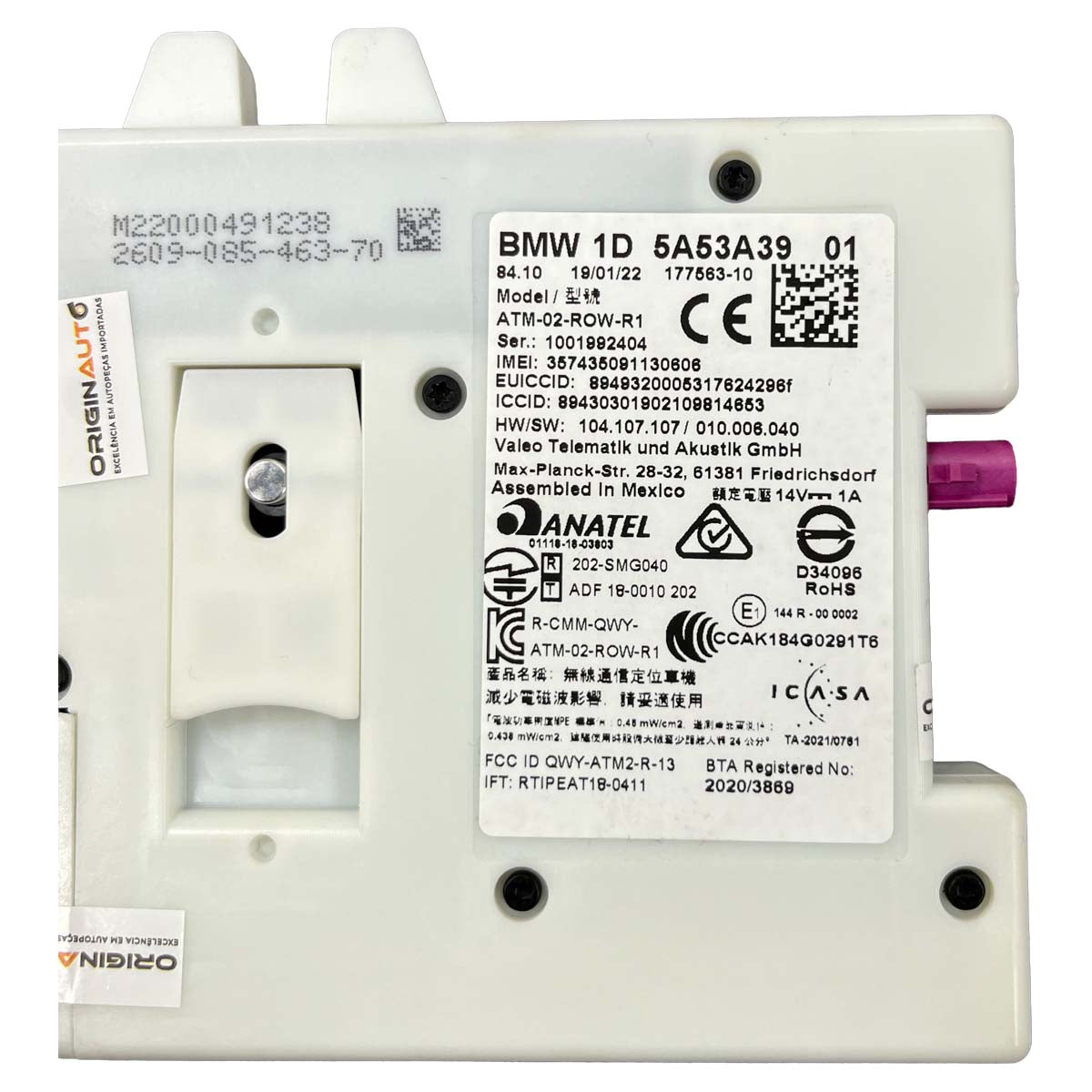 Módulo Telematic Central BMW X5 2021 2022 2023 Amplificador