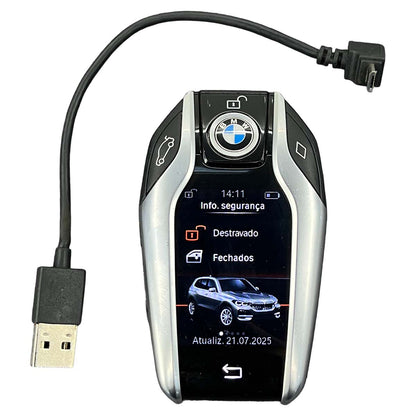 Capa Chave Carcaça BMW X5 2020 2021 2022 2023 Display Touch