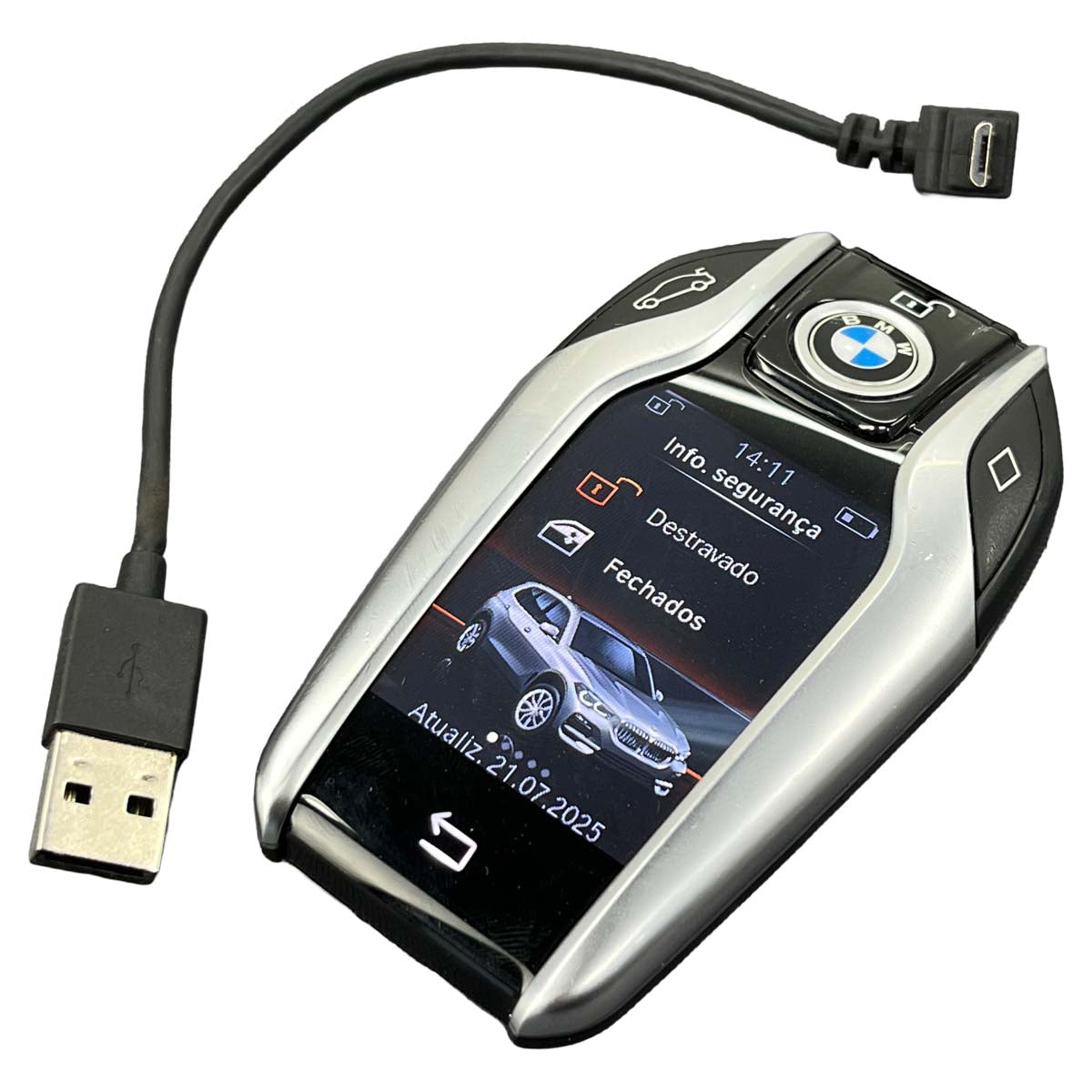 Capa Chave Carcaça BMW X5 2020 2021 2022 2023 Display Touch