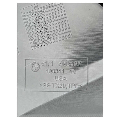Moldura Vedação Paralama BMW X5 2020 2021 2022 2023 Esquerdo