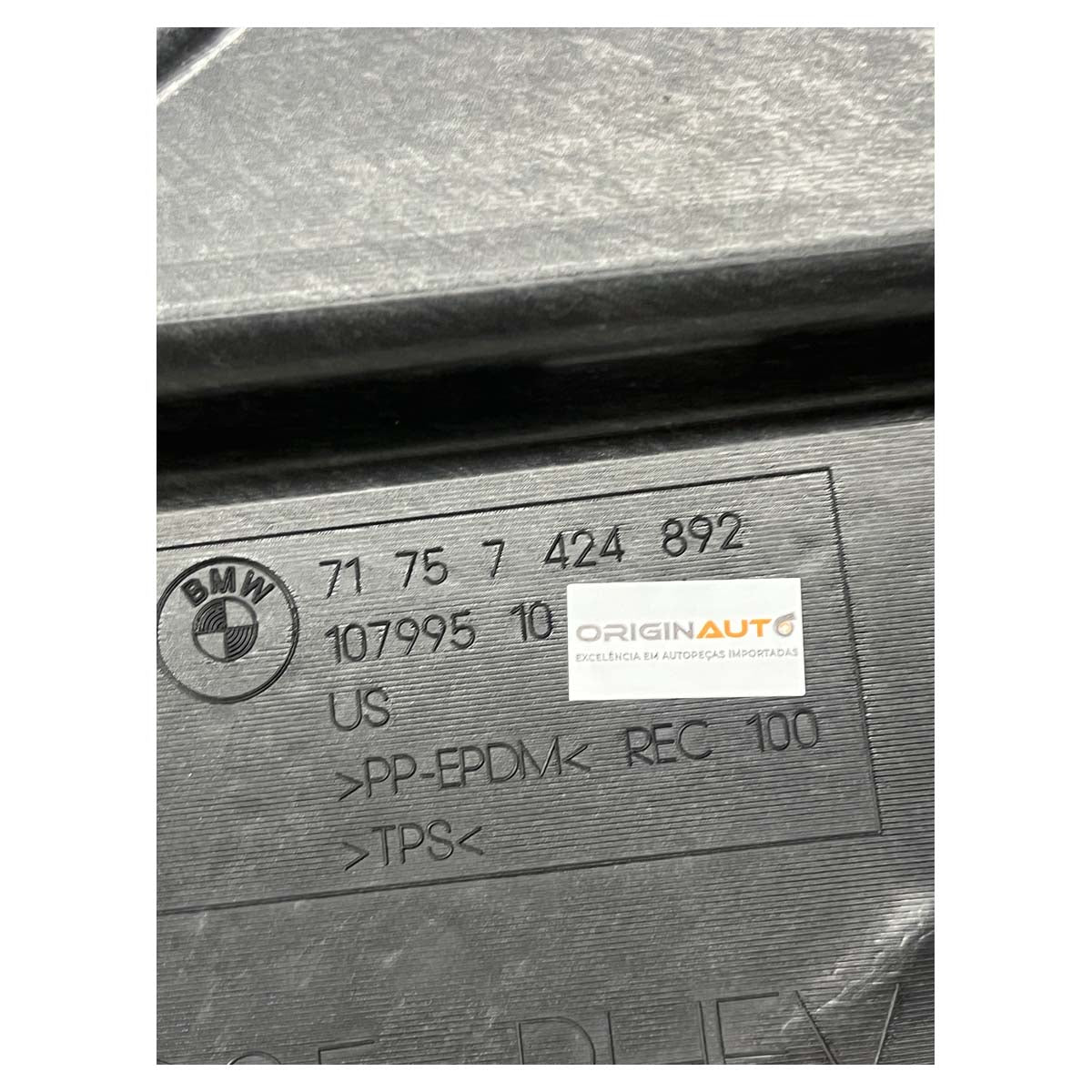 Protetor Assoalho BMW X5 2020 2021 2022 Traseiro Direito