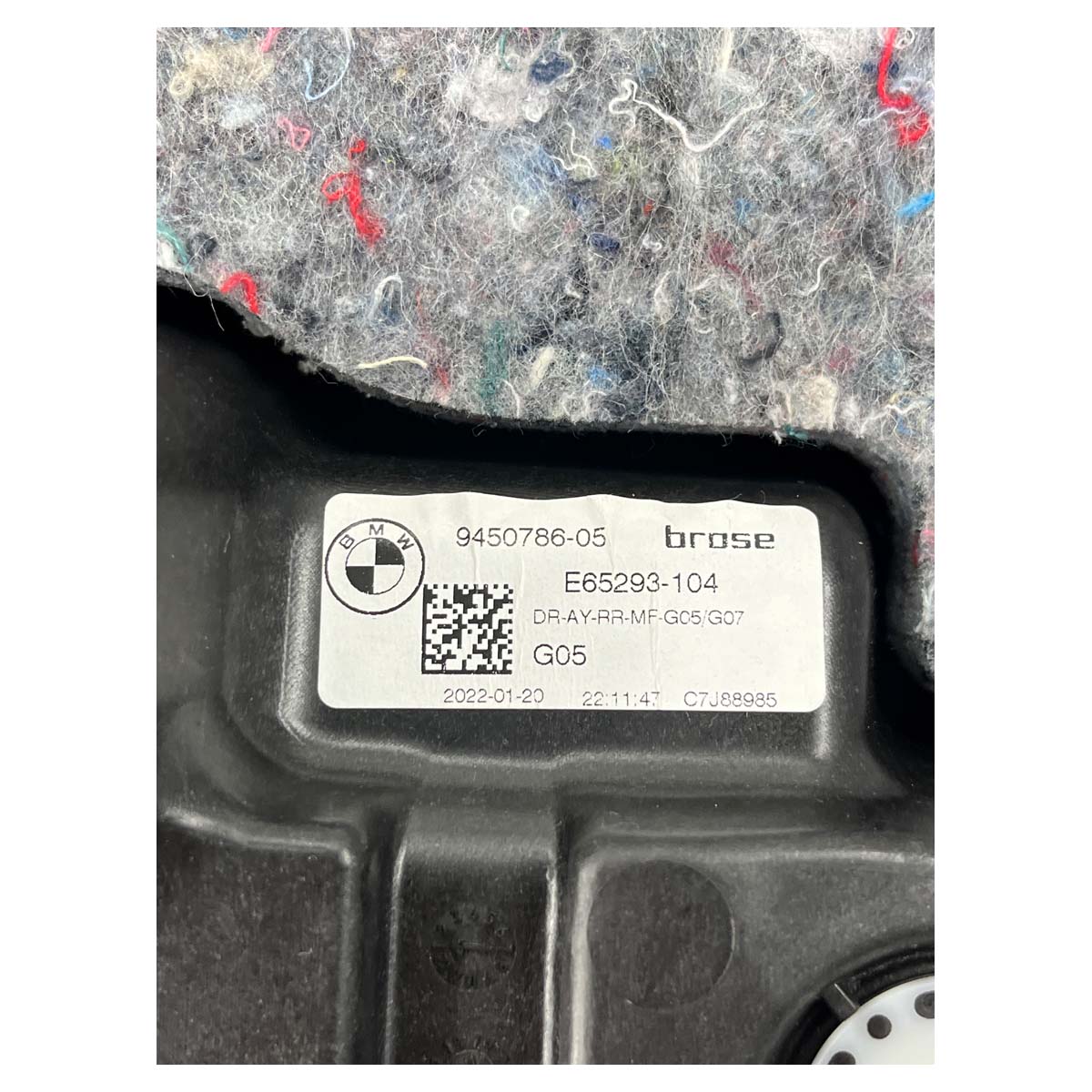 Máquina Vidro BMW X5 2020 2021 2022 2023 Traseiro Direito