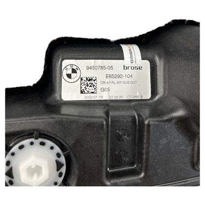 Máquina Vidro BMW X5 2020 2021 2022 2023 Traseiro Esquerdo