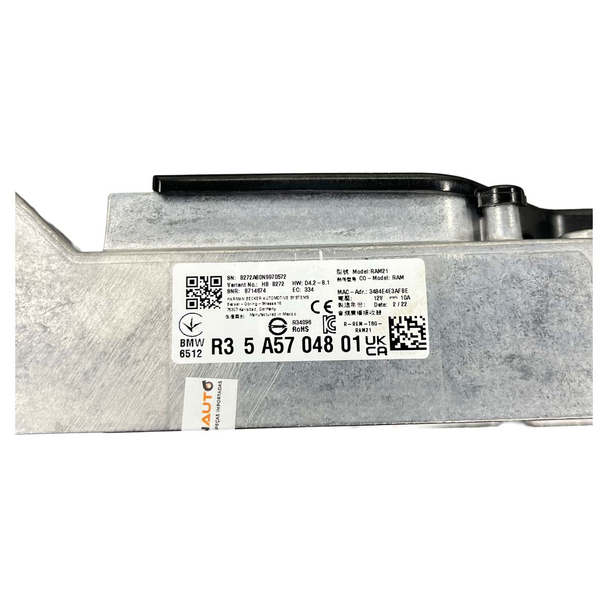 Módulo Amplificador HIFI BMW X5 2020 2021 2022 Harman Becker