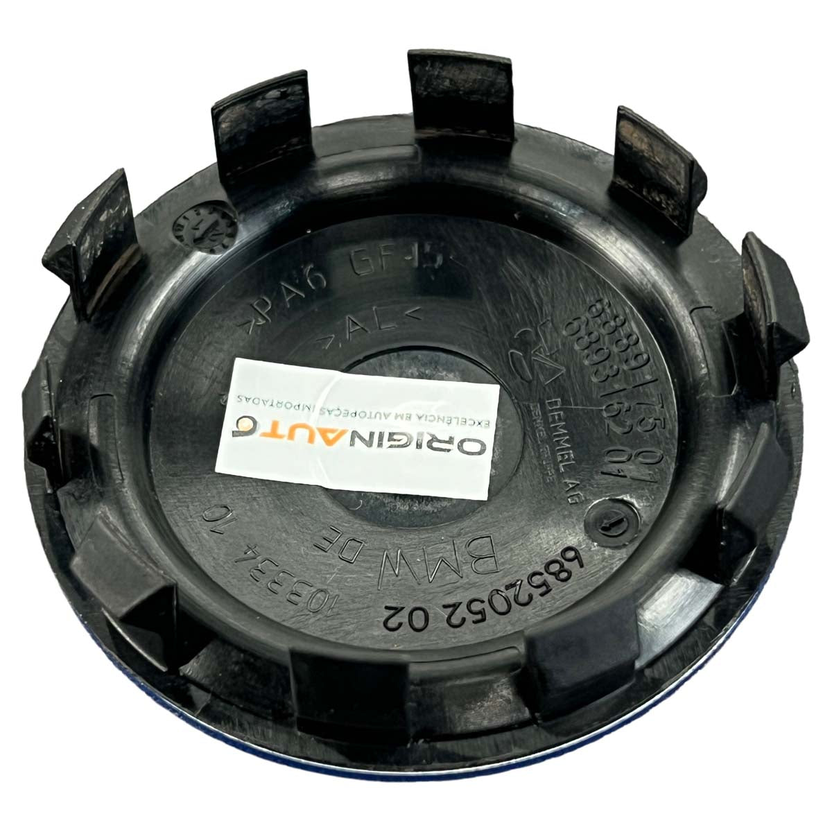Calota Central Roda BMW X5 Híbrido G05 2021 2022 Tampão Azul