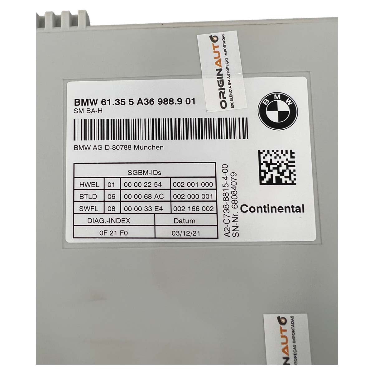 Módulo Banco Elétrico Memória BMW X5 G05 2020 2021 2022 2023