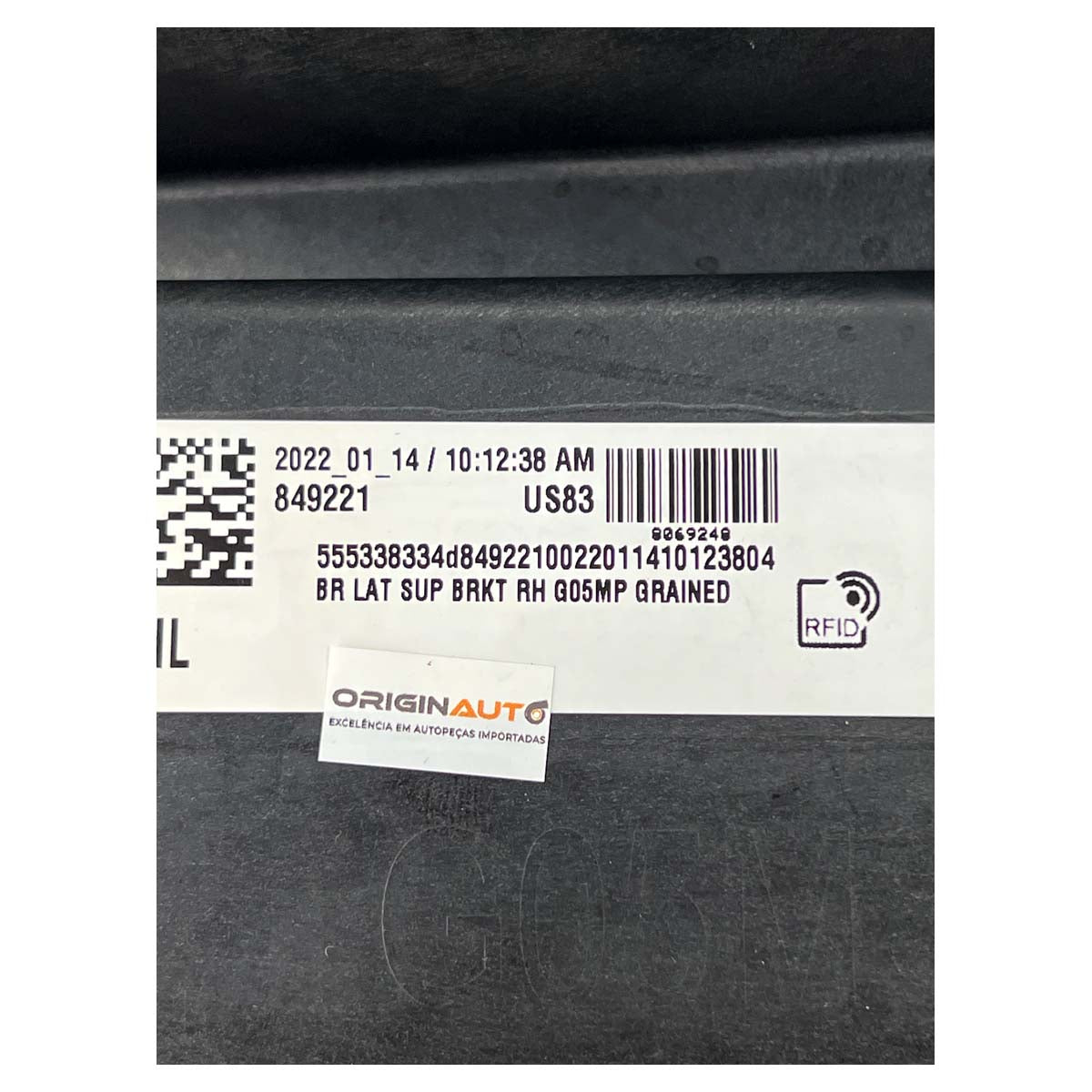 Guia Trava Parachoque BMW X5 G05 2021 2022 Traseiro Direito