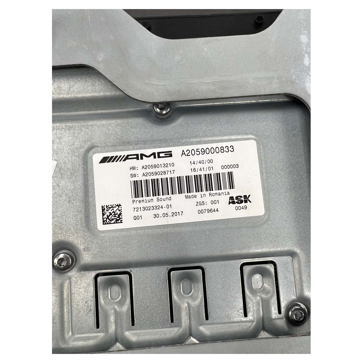Módulo Amplificador Som Rádio Central Mercedes C 43 2015 2016 2017 2018