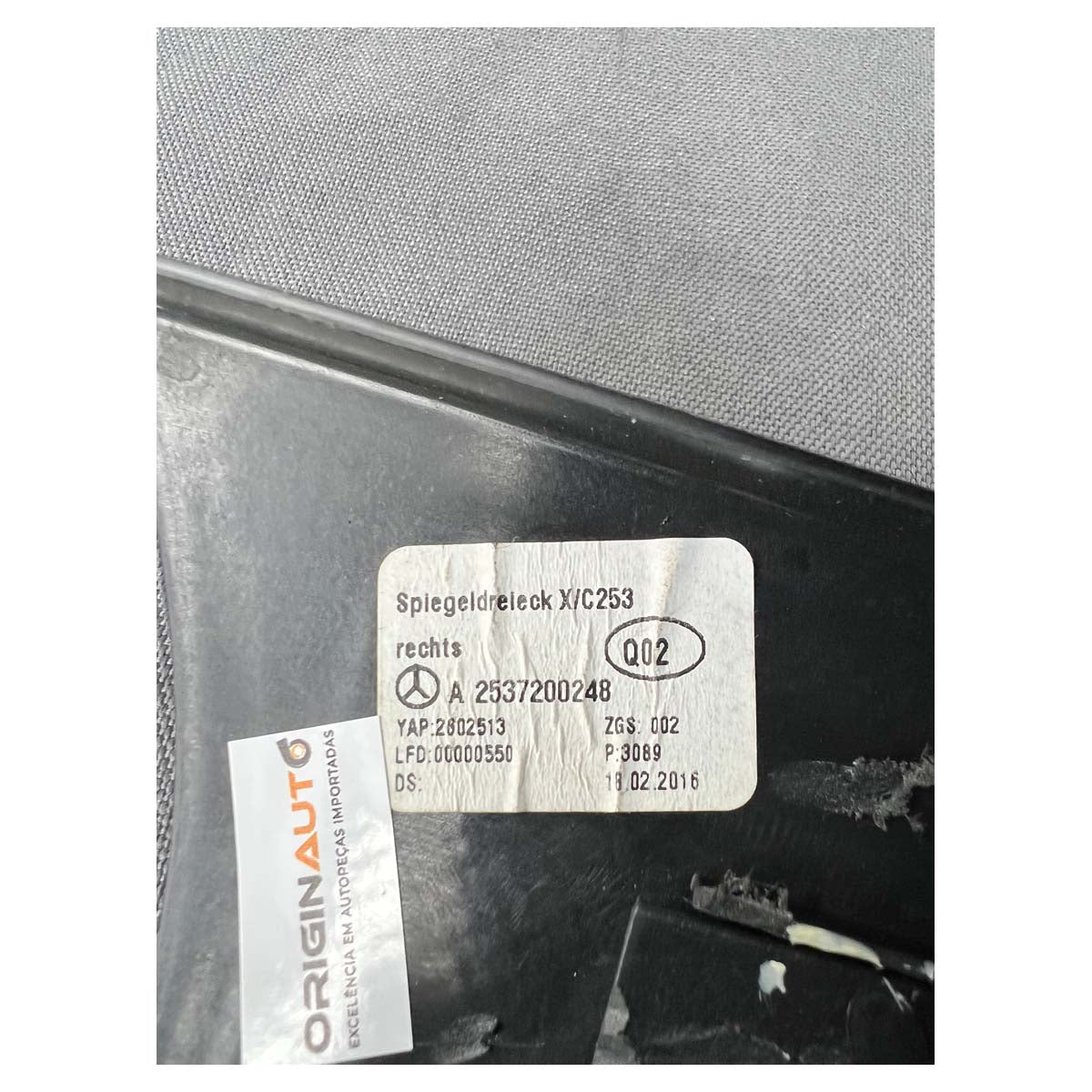 Tweeter Alto Falante Porta Mercedes GLC 250 2016 2019 Direita