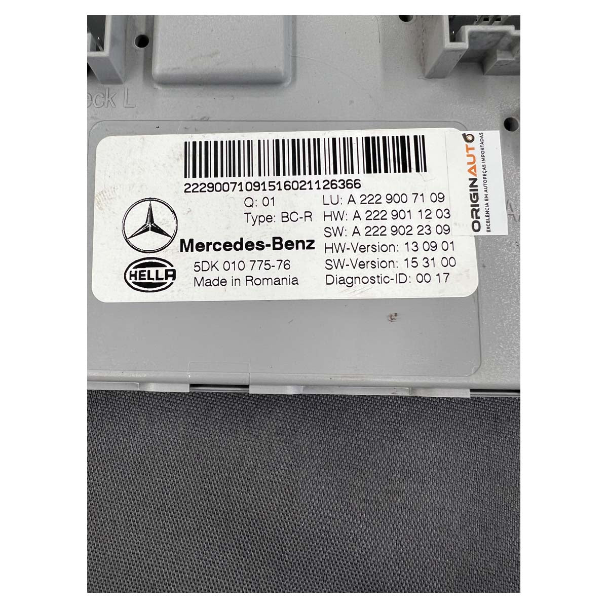 Módulo SAM BSI Mercedes GLC 250 2016 2017 2018 2019 Traseiro