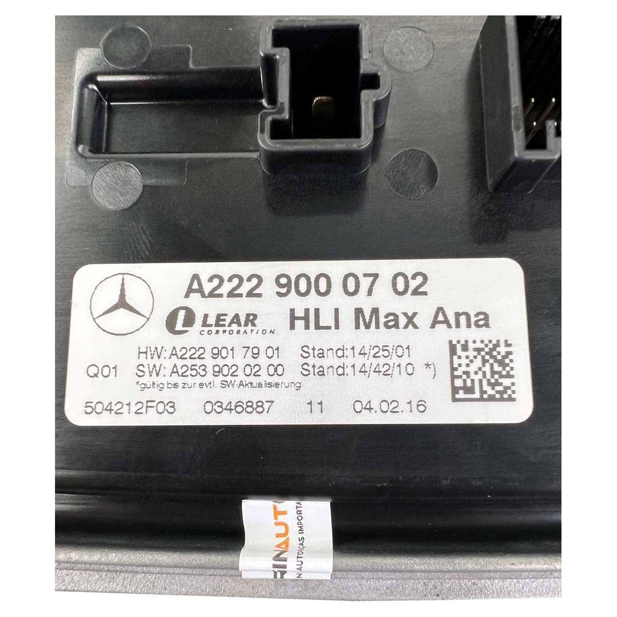 Módulo Reator Farol Mercedes GLC 250 2016 2017 2019 Direito