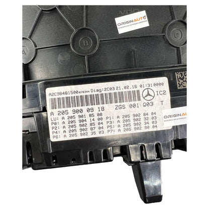 Painel Instrumentos Mercedes GLC 250 2016 2017 2018 2019