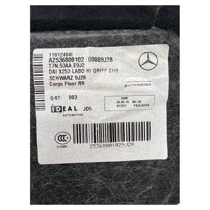 Tampão Assoalho Porta Mala Mercedes GLC 250 2016 2017 2018