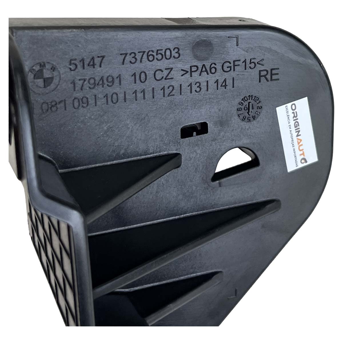 Suporte Tampão Porta Malas BMW 530e 540i G30 2019 2020 Par