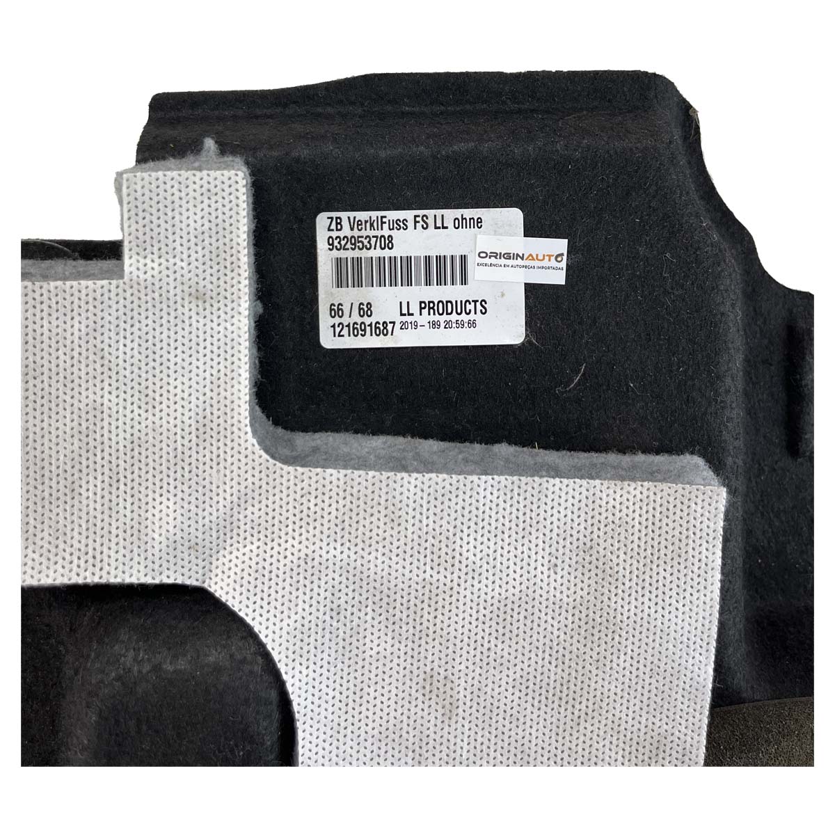 Acabamento Painel Pé BMW 530e 540i G30 2019 2020 Esquerdo 9329537 932953708