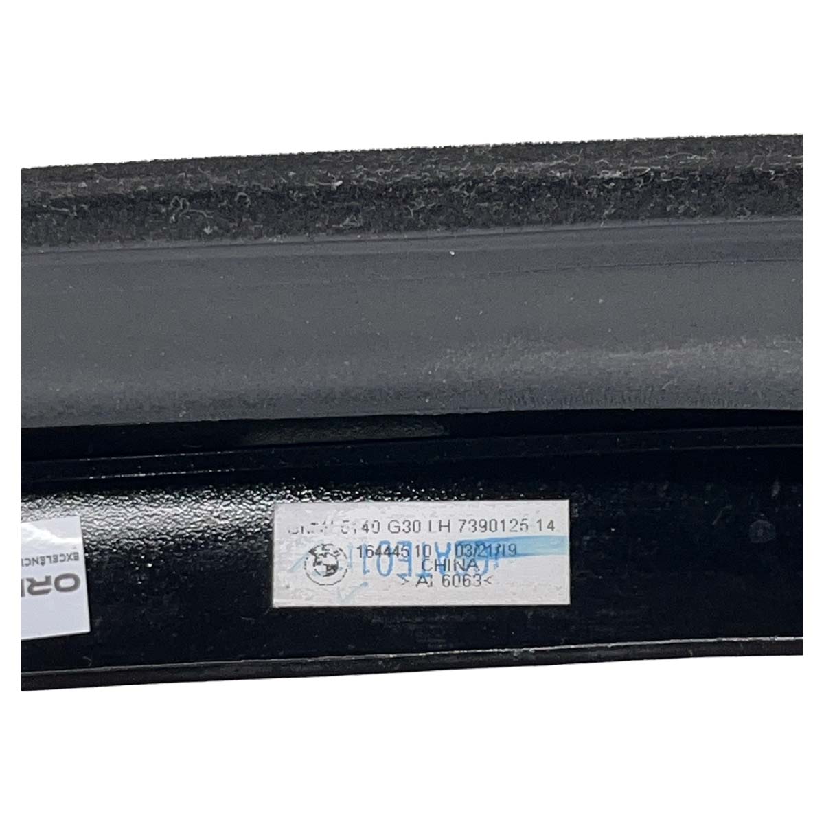 Canaleta Vidro Porta BMW 530e 2019 2020 Traseiro Esquerdo