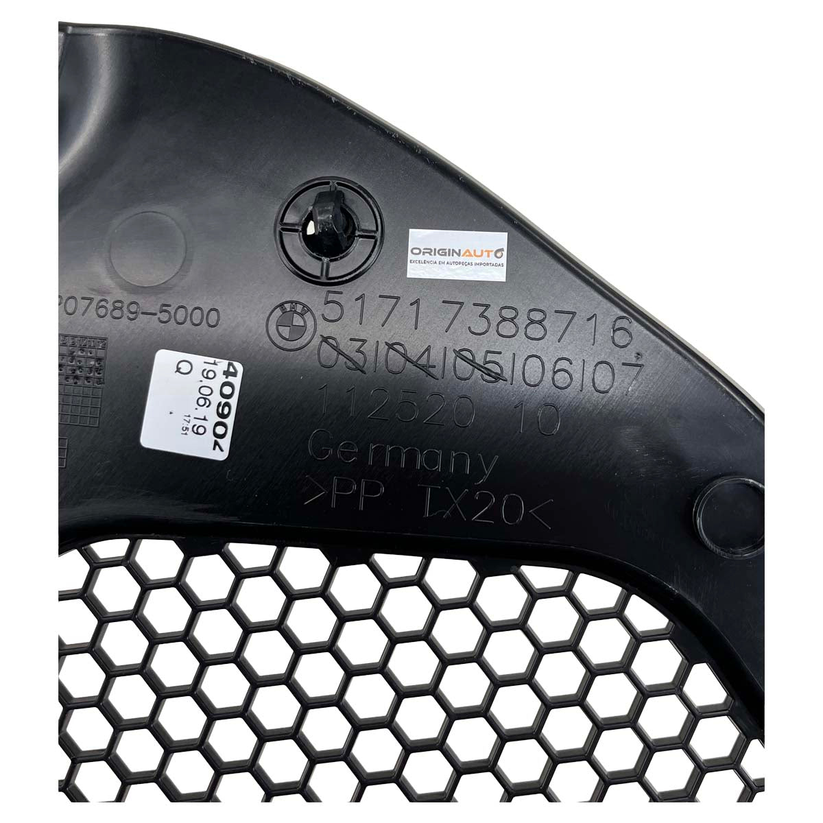 Tampa Churrasqueira BMW 530e 540i G30 2019 2020 2021 Direito