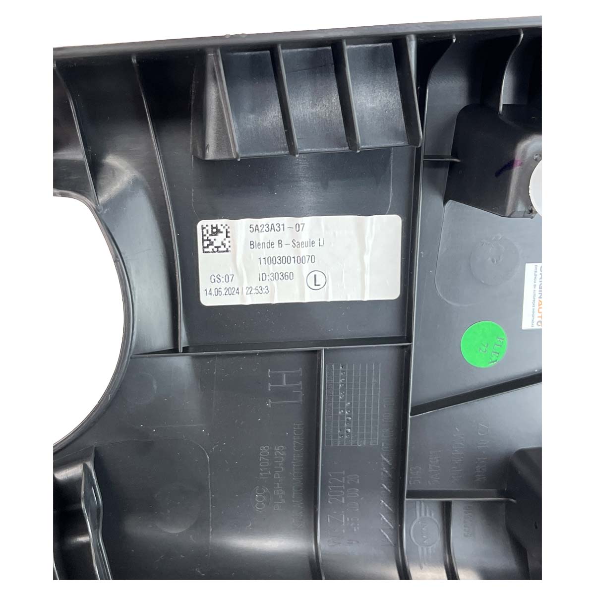 Moldura Coluna B Superior Mini Countryman JCW 2025 Esquerdo