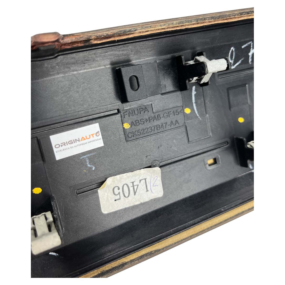 Moldura Friso Porta Madeira Range Rover Vogue 2014 Traseira Esquerda