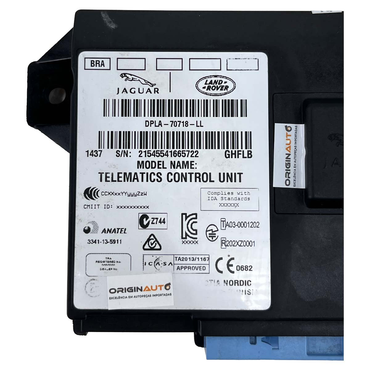 Módulo Central Controle Telematic GPS Range Rover Vogue 2014