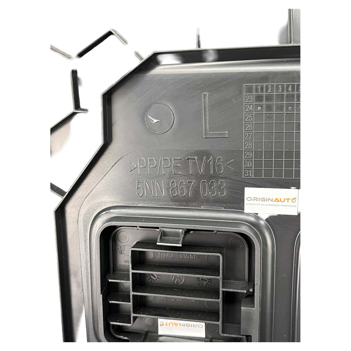 Forro Porta Mala VW Tiguan Allspace 2023 2024 2025 Traseiro Esquerdo