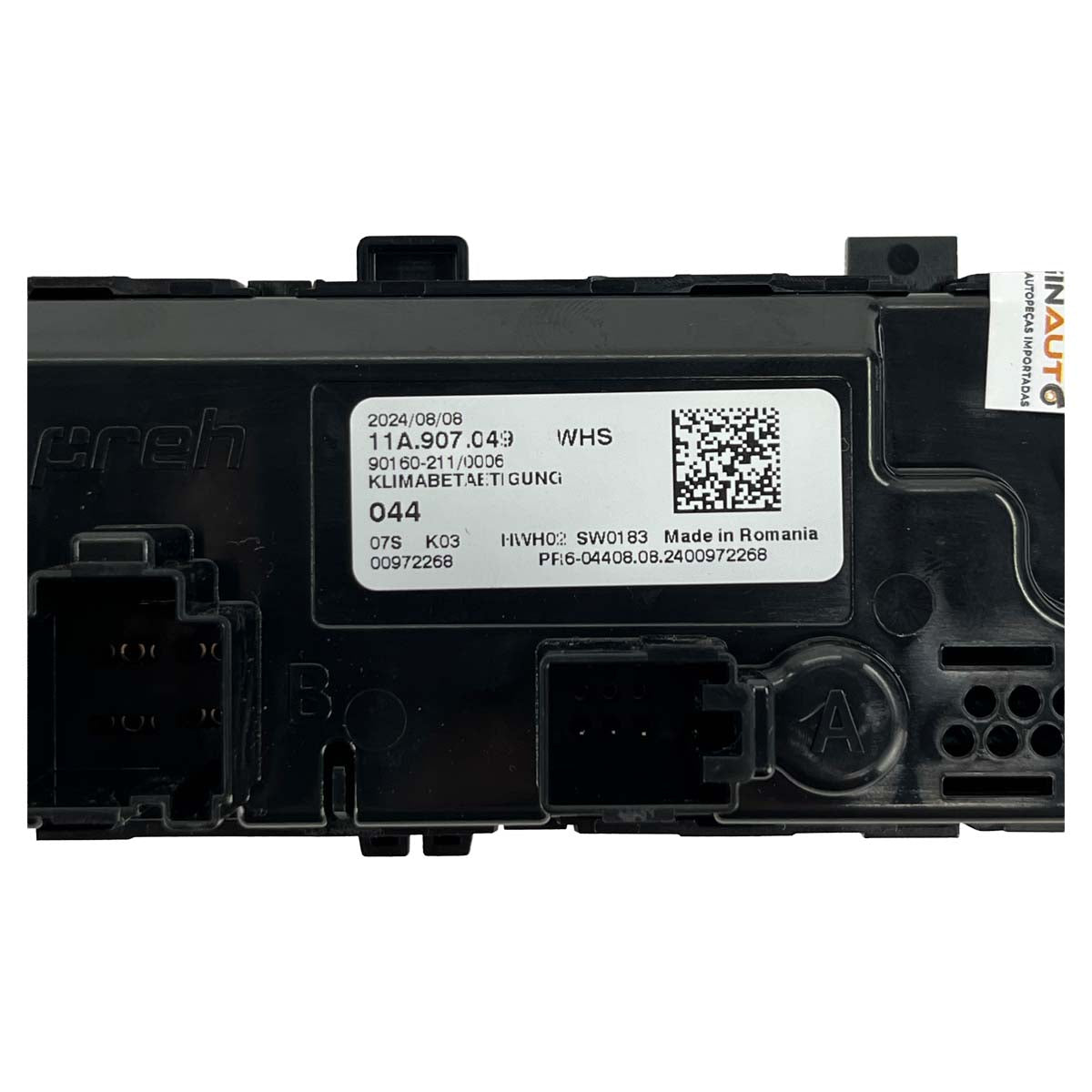 Comando Temperatura AC VW Tiguan Allspace 2024 2025 Traseiro