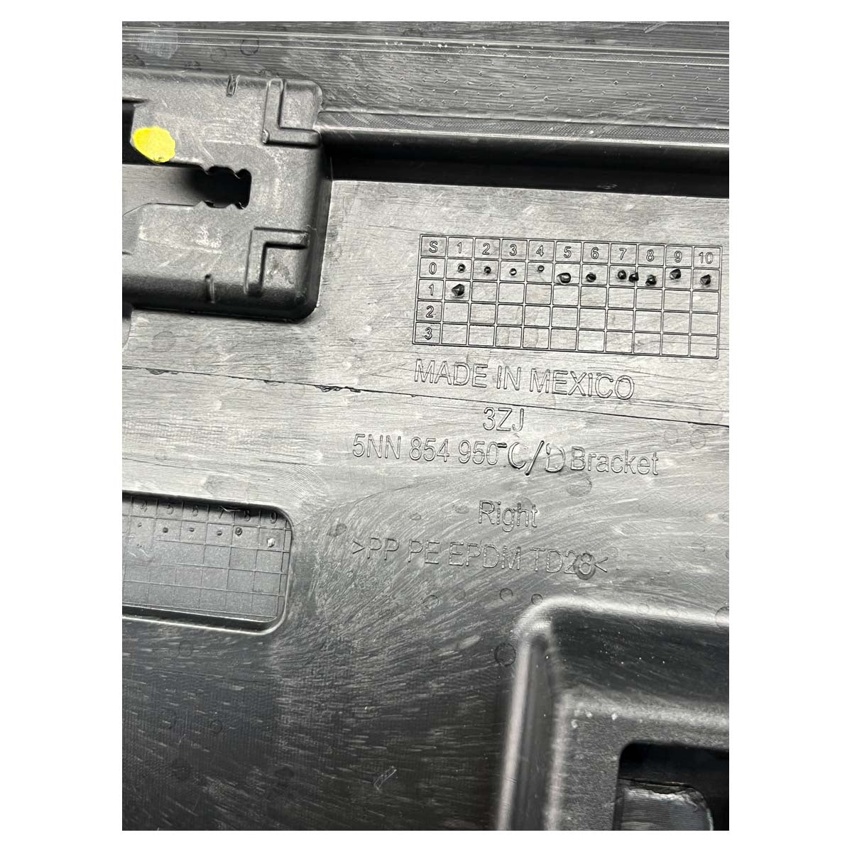 Moldura Porta Friso VW Tiguan Allspace 2024 2025 Black Piano Traseira Direita
