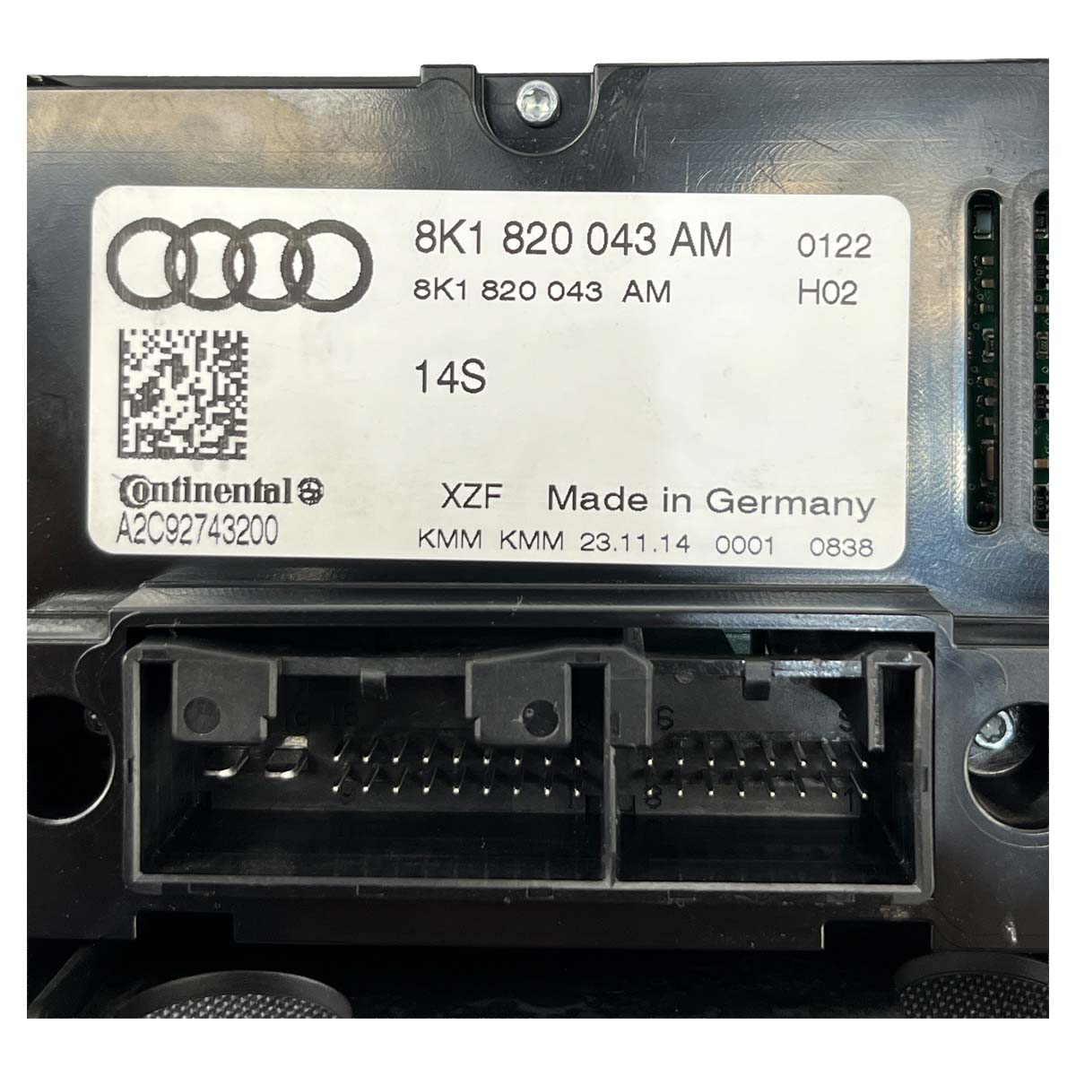 Comando Botão Ar Condicionado Audi A4 B8 2013 2014 2015 2016