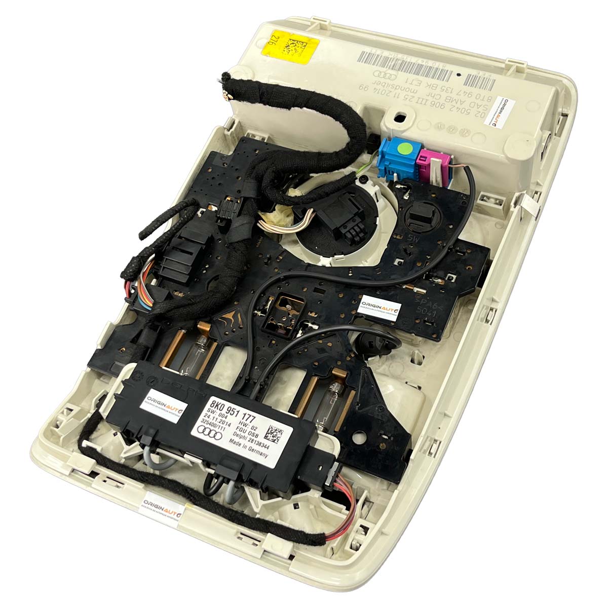 Comando Botão Teto Solar Luz Audi A4 B8 2013 2014 2015 2016