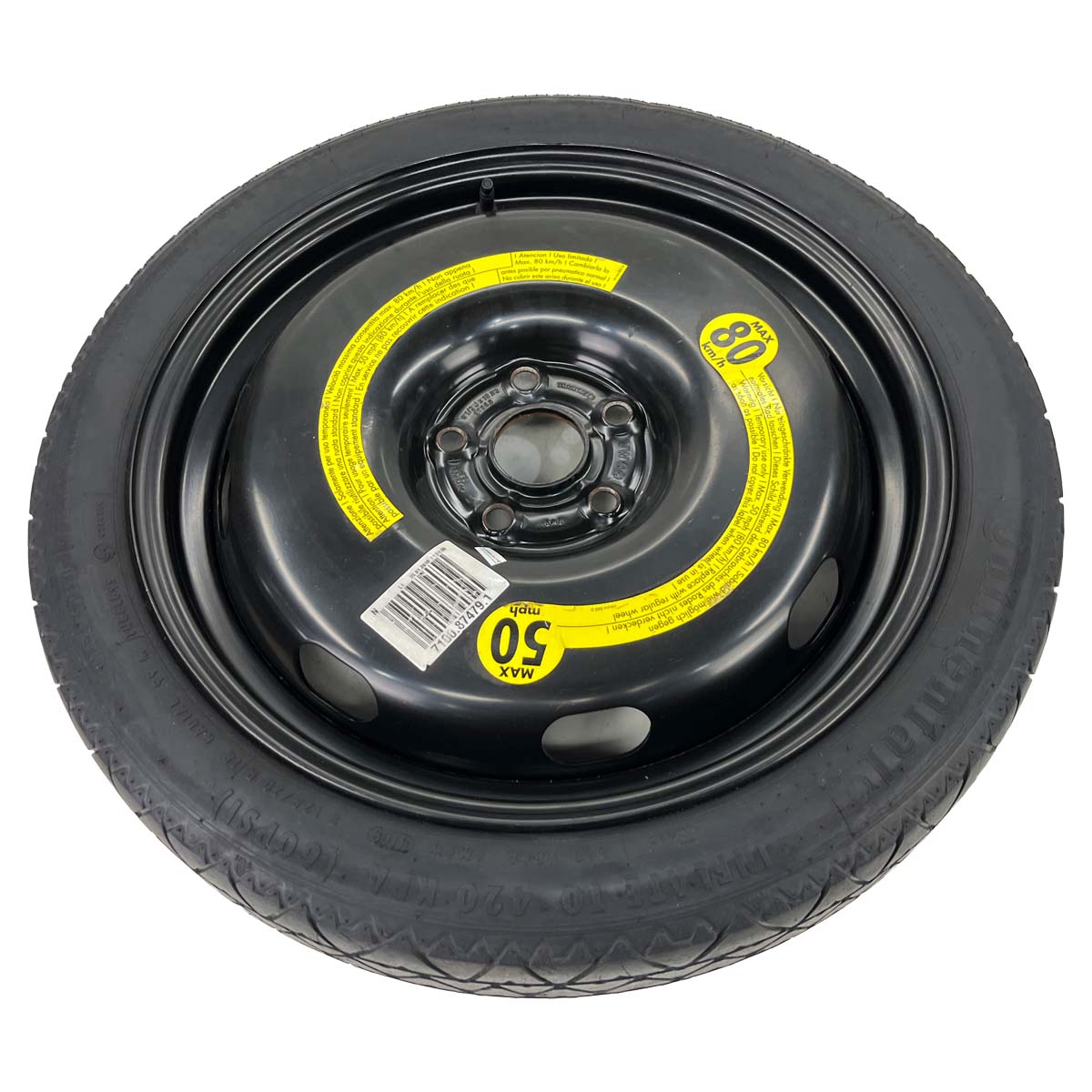 Estepe Fino Pneu 125/70 R18 Audi A4 B8 2013 2014 2015 2016