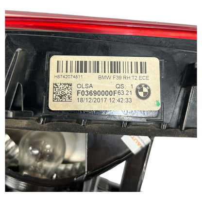 Lanterna BMW X2 2017 2018 2019 2020 2021 Traseiro Direito