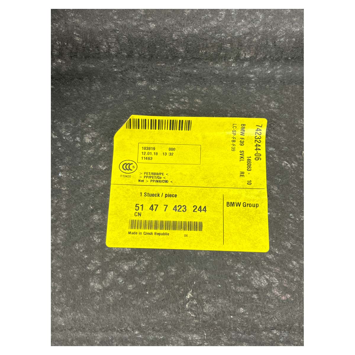 Forro Porta Mala BMW X2 2017 2018 2019 2020 Traseiro Direito