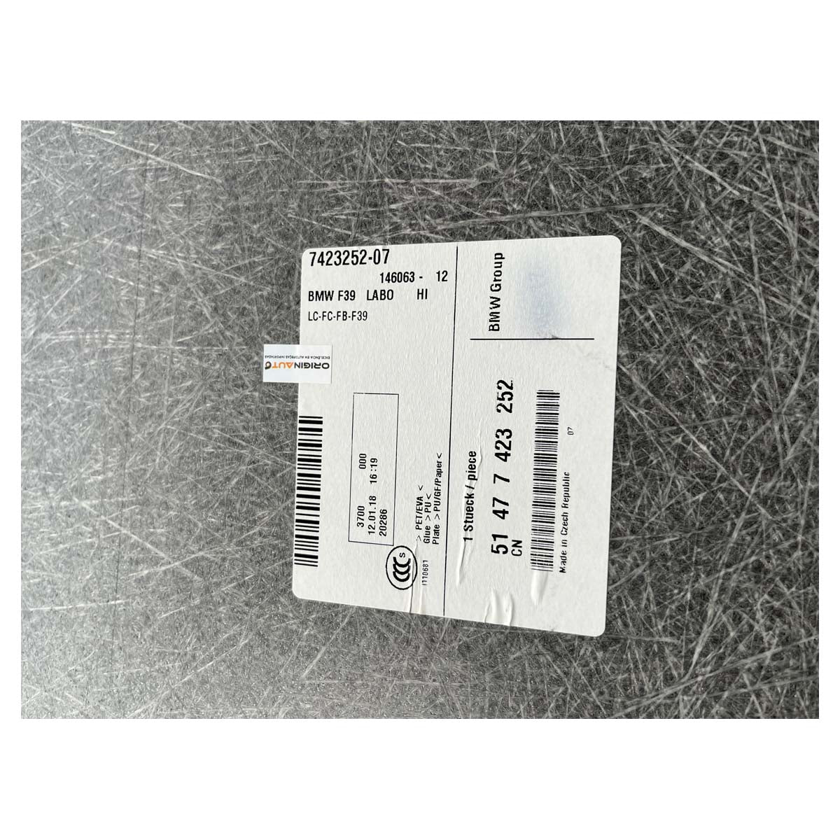Tampão Assoalho Porta Mala BMW X2 2017 2018 2019 2020 2021