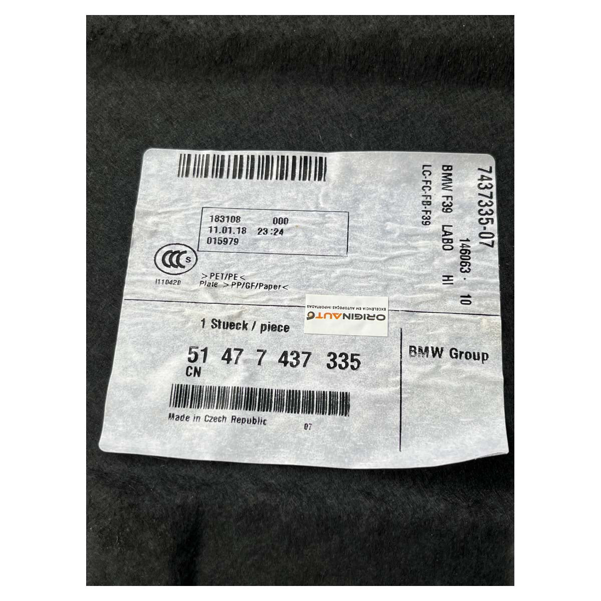 Tampão Assoalho Porta Mala BMW X2 2017 2018 2019 2020 2021