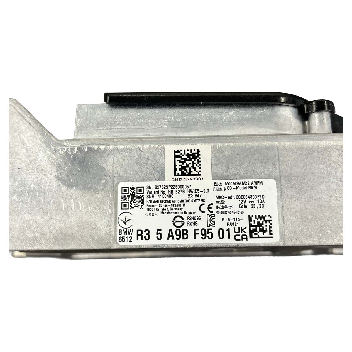 Módulo Amplificador Receptor Som BMW iX I20 2024 2025 Harman
