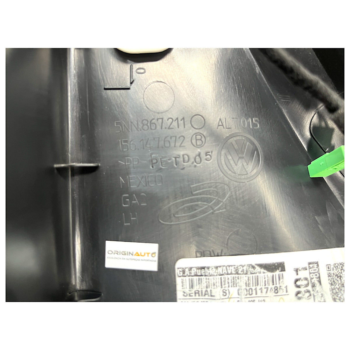 Forro Porta Vw Tiguan R-line 2018 2019 Traseiro Esquerdo