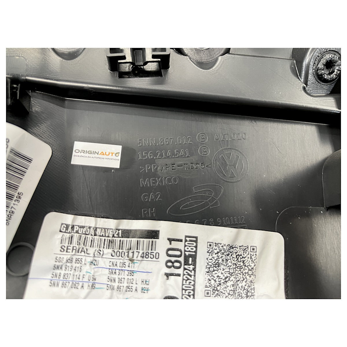 Forro Porta Vw Tiguan R-line 2018 2019 2020 Dianteiro Direito