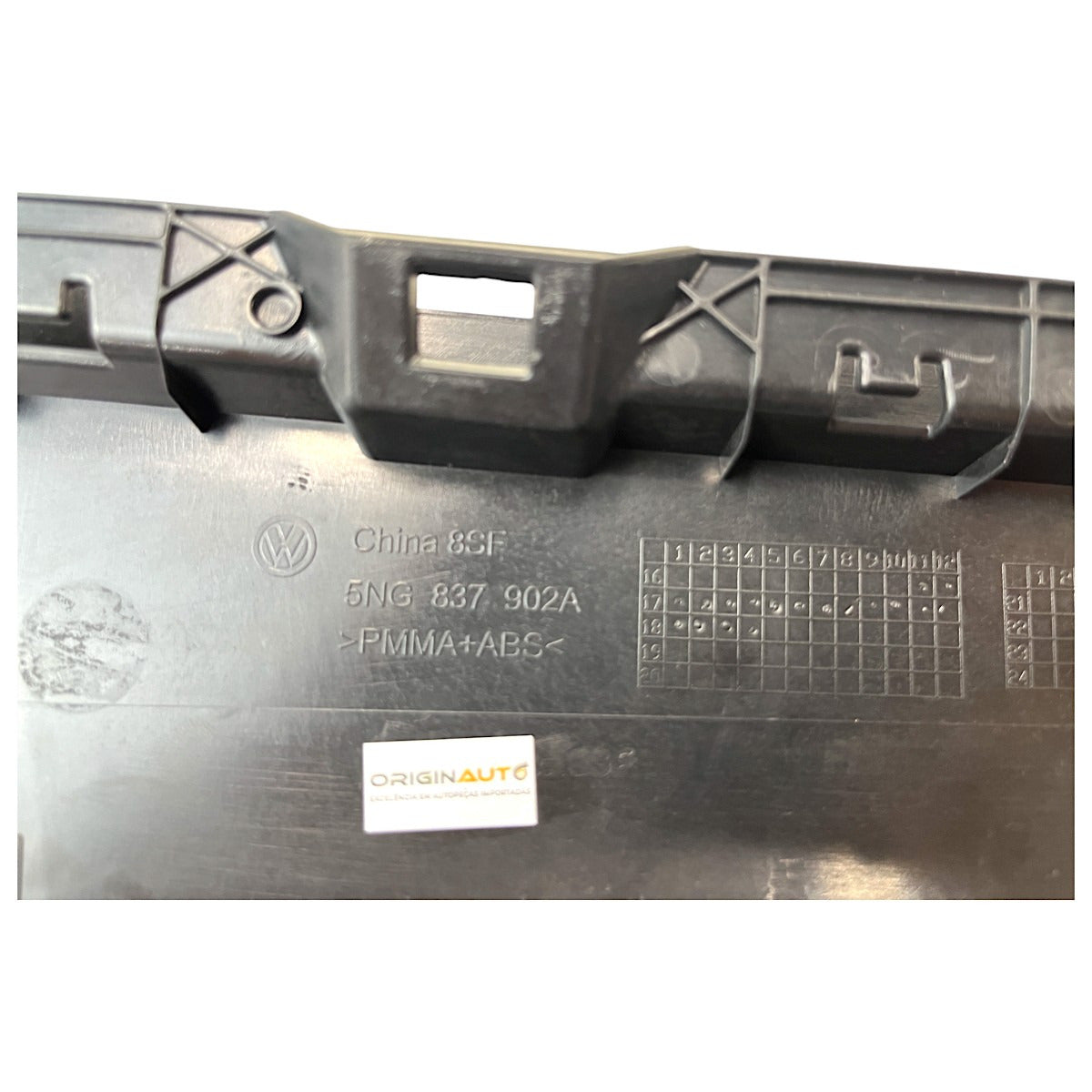 Moldura Coluna Porta Vw Tiguan 2018 2019 Dianteira Direita