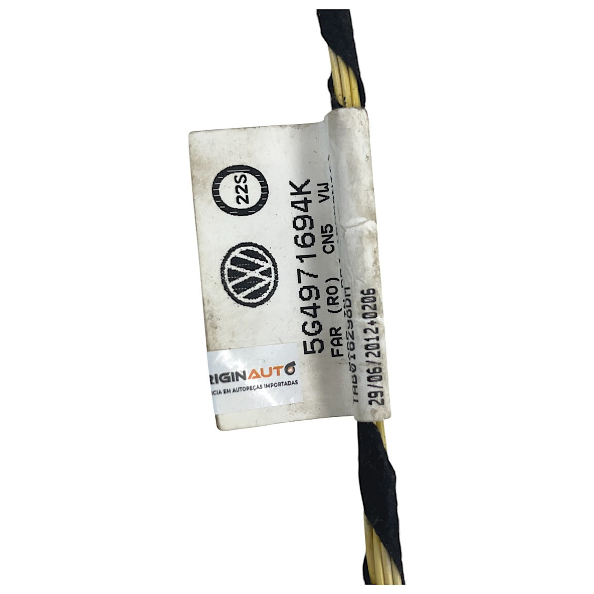 Chicote Porta Vw Golf 1.4 Tsi 2014 Traseira Direita