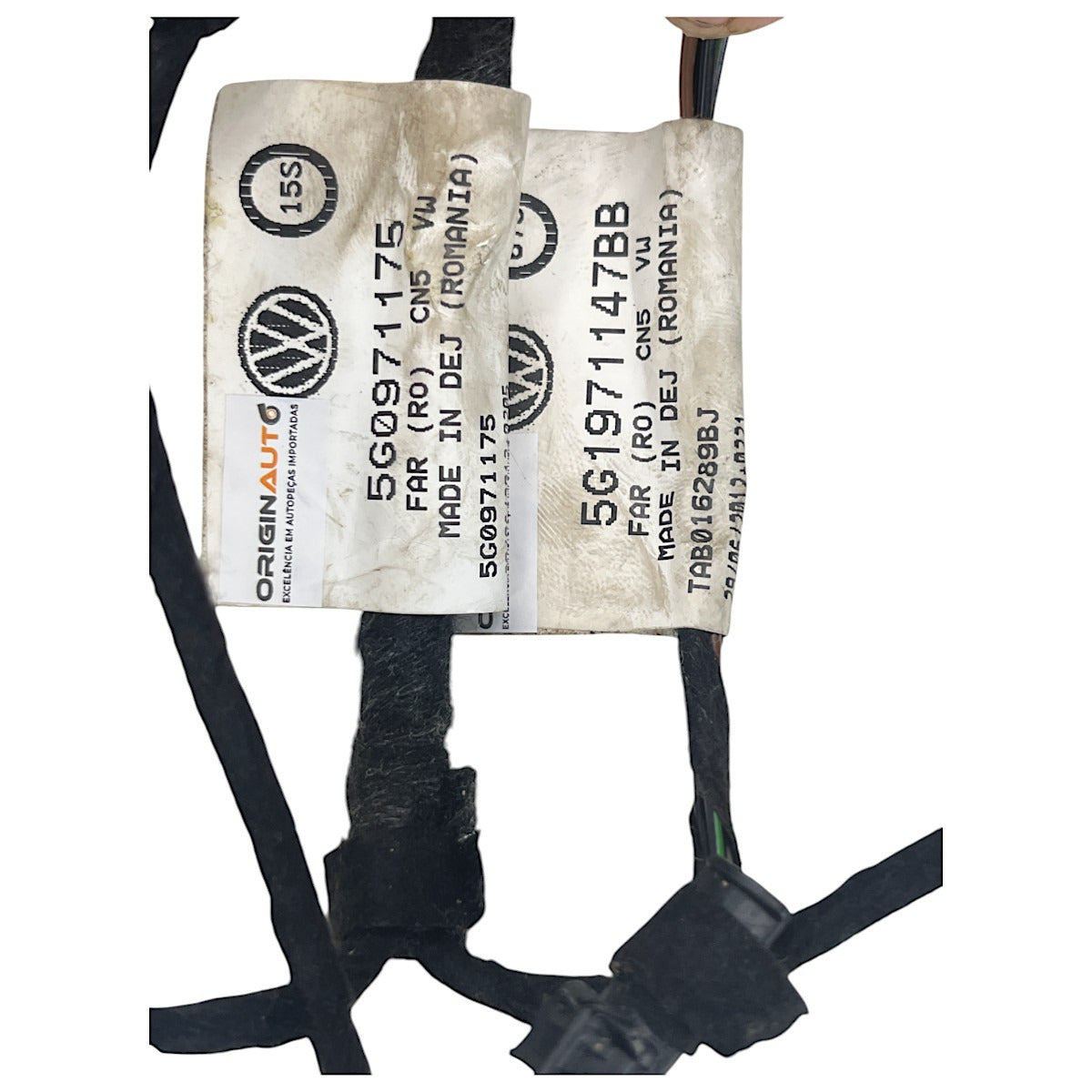 Chicote Vw Golf 1.4 Tsi 2014 Tampa Traseira 5G0971175 5G1971147BB