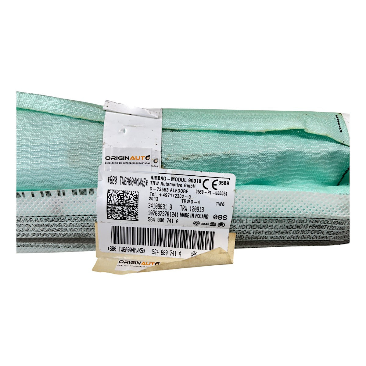 Airbag Cortina VW Golf 1.4 TSI 2015 Esquerda 5G4880741