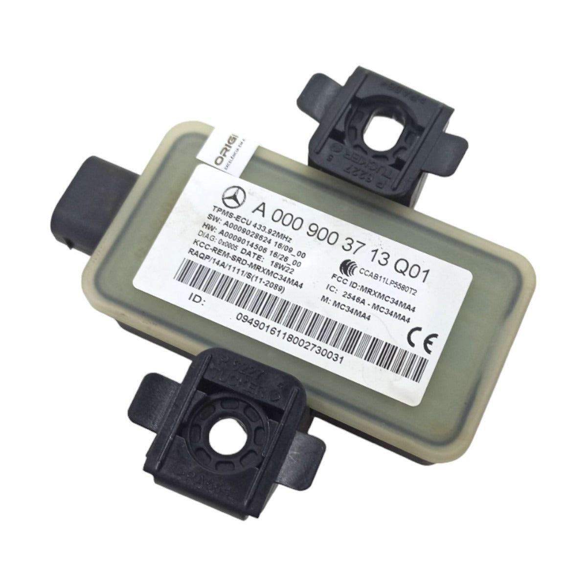 Sensor TPMS Pressão Pneus Mercedes C200 2019 A0009003713