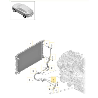 Mangueira Canister Combustível Porsche Macan 2.0 252cv 2018