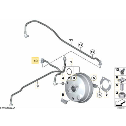 Mangueira Vácuo Ar BMW X4 2.0 N20 2016 2017 2018 760102105