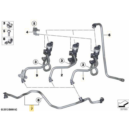 Mangueira Respiro Tanque BMW X4 2.0 N20 2016 2017 2018 Comb