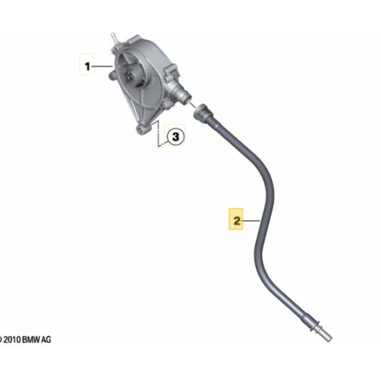 Mangueira Vácuo Ar BMW X4 2.0 N20 2016 2017 2018 Bomba