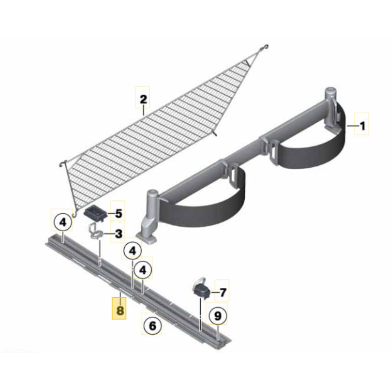 Trilho Porta Mala BMW X4 2015 2016 2017 2018 Assoalho Par